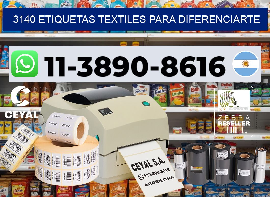 3140 Etiquetas textiles para diferenciarte