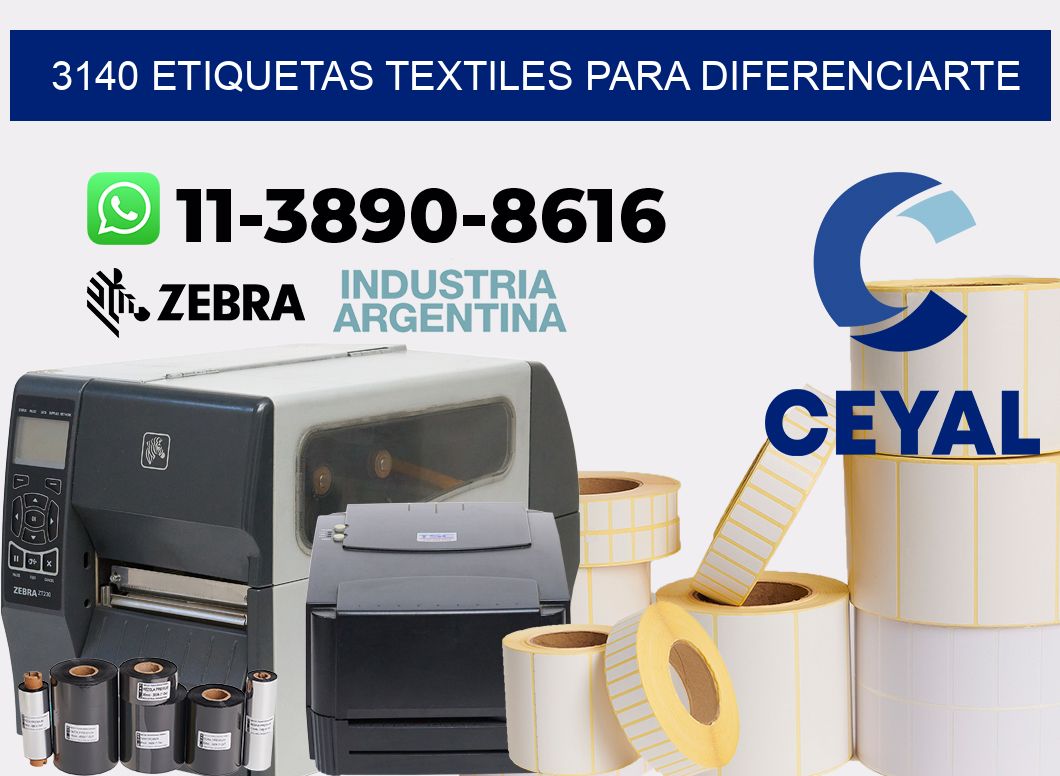 3140 Etiquetas textiles para diferenciarte