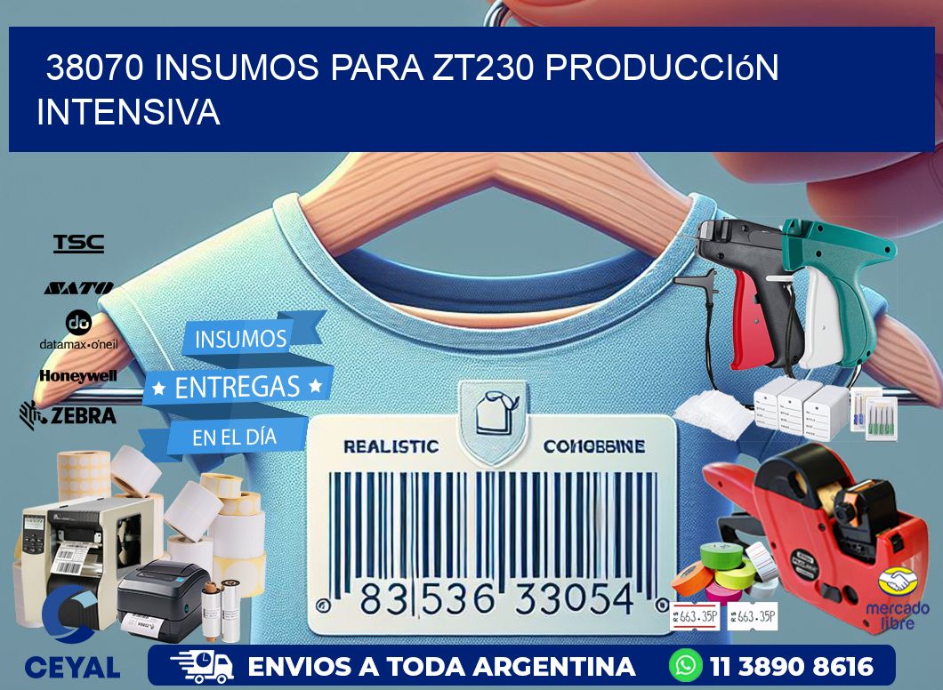 38070 insumos para zt230 producción intensiva