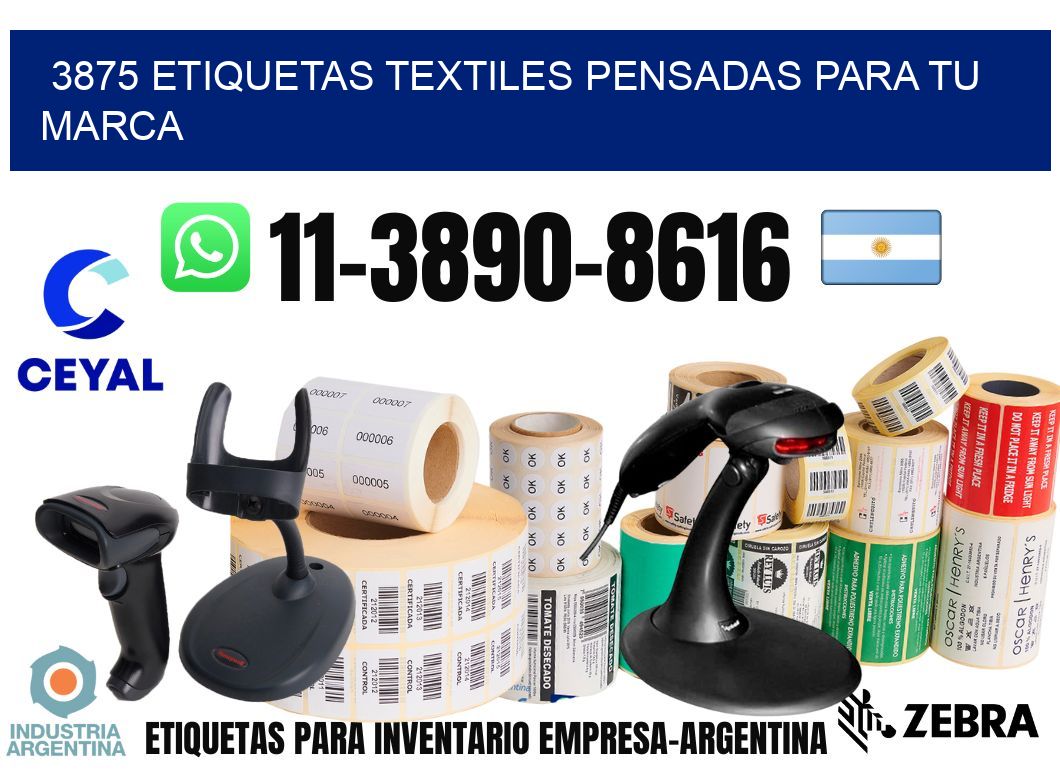 3875 Etiquetas textiles pensadas para tu marca
