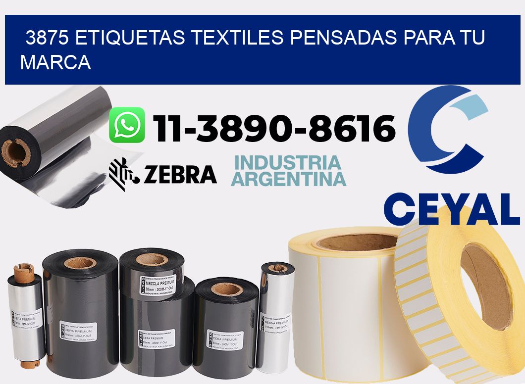 3875 Etiquetas textiles pensadas para tu marca