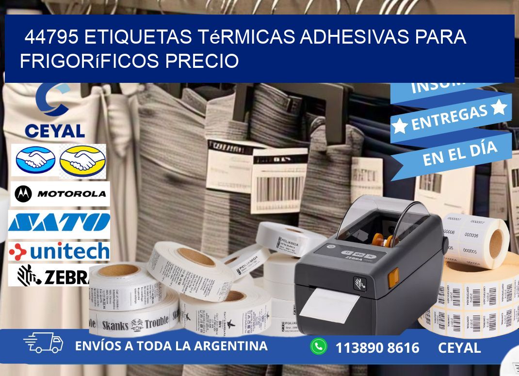 44795 etiquetas térmicas adhesivas para frigoríficos precio