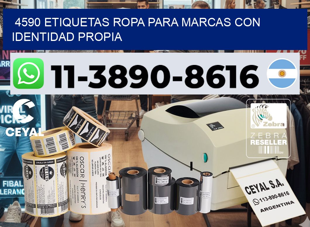 4590 Etiquetas ropa para marcas con identidad propia