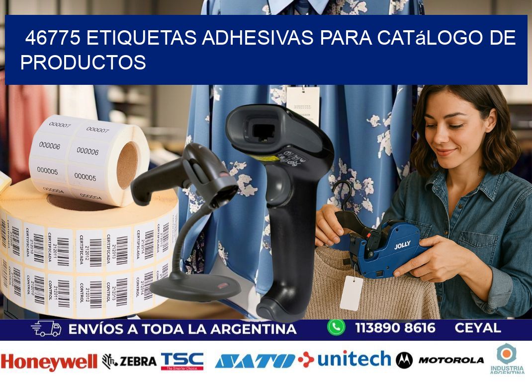46775 etiquetas adhesivas para catálogo de productos