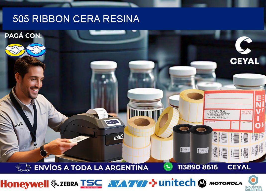 505 ribbon cera resina