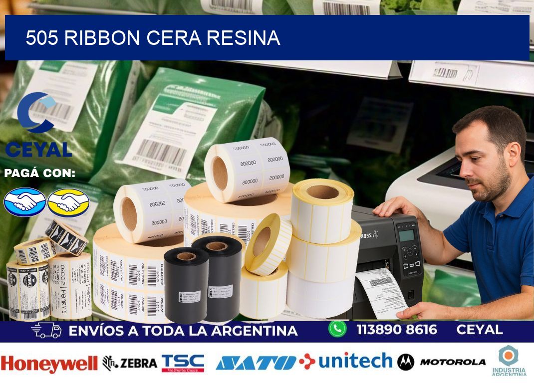 505 ribbon cera resina