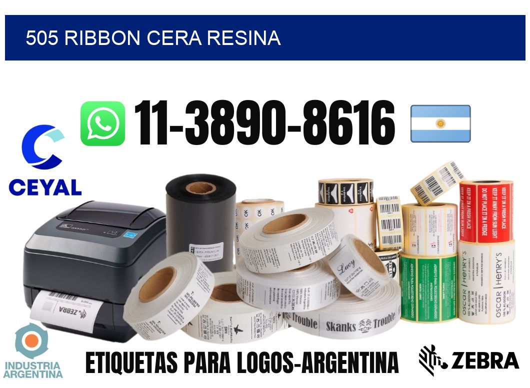 505 ribbon cera resina
