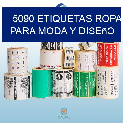 5090 Etiquetas ropa para moda y diseño
