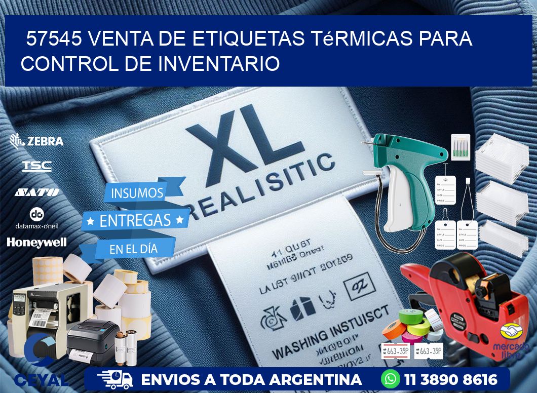 57545 venta de etiquetas térmicas para control de inventario