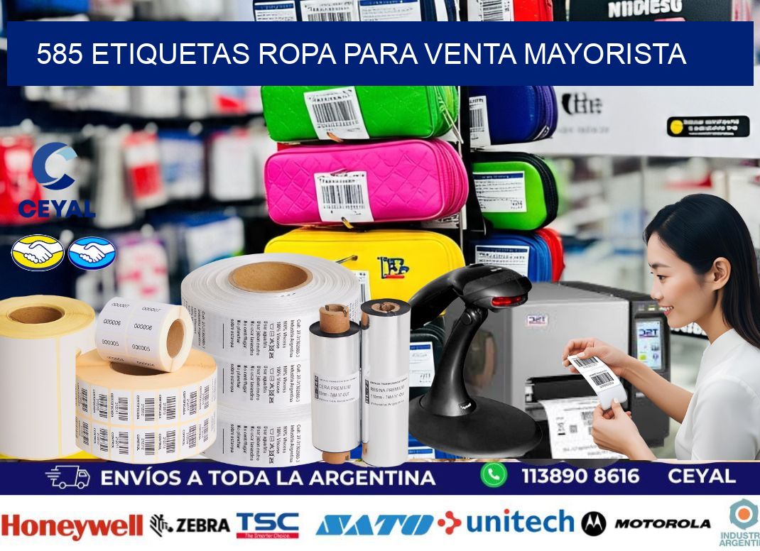 585 Etiquetas ropa para venta mayorista