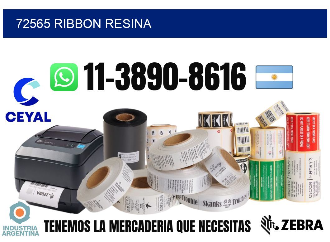 72565 ribbon resina