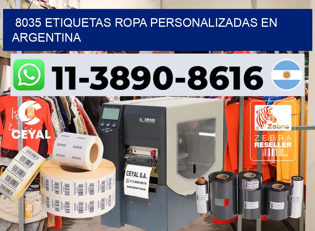 8035 Etiquetas ropa personalizadas en Argentina