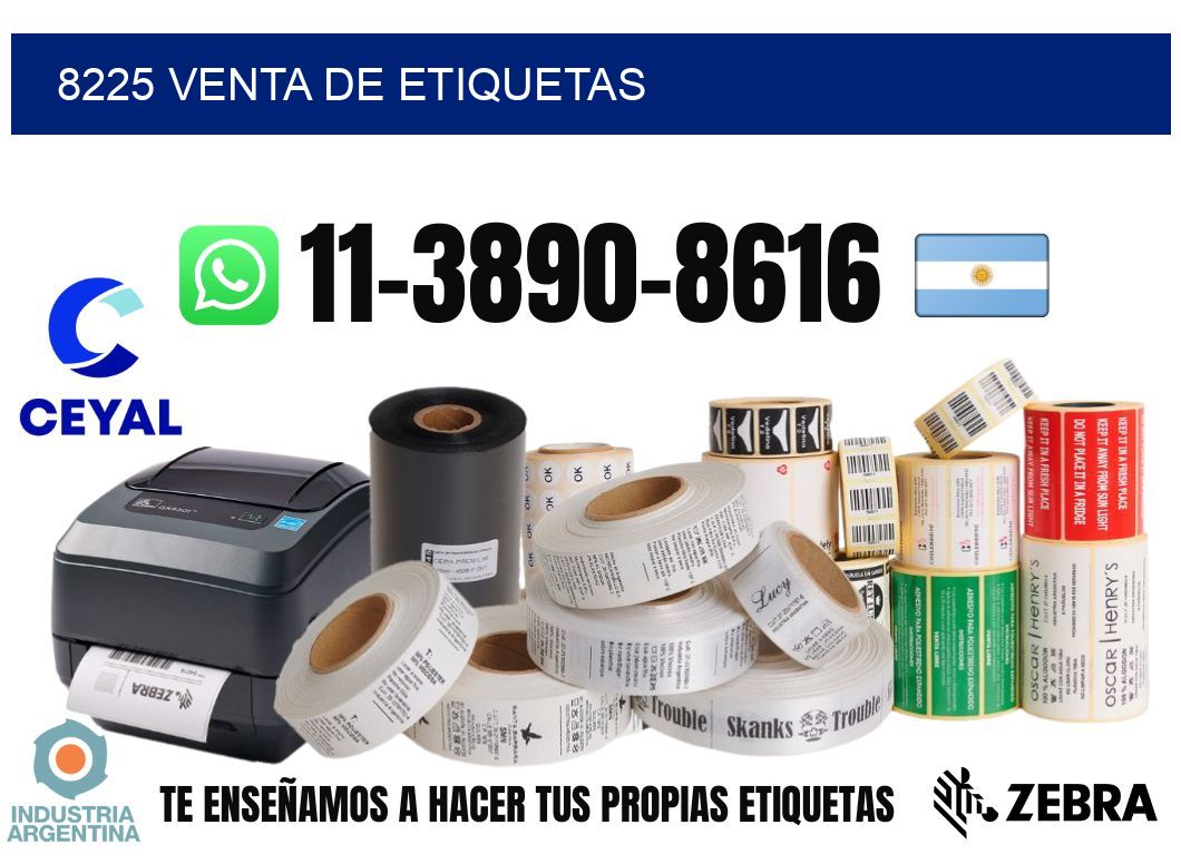 8225 venta de etiquetas