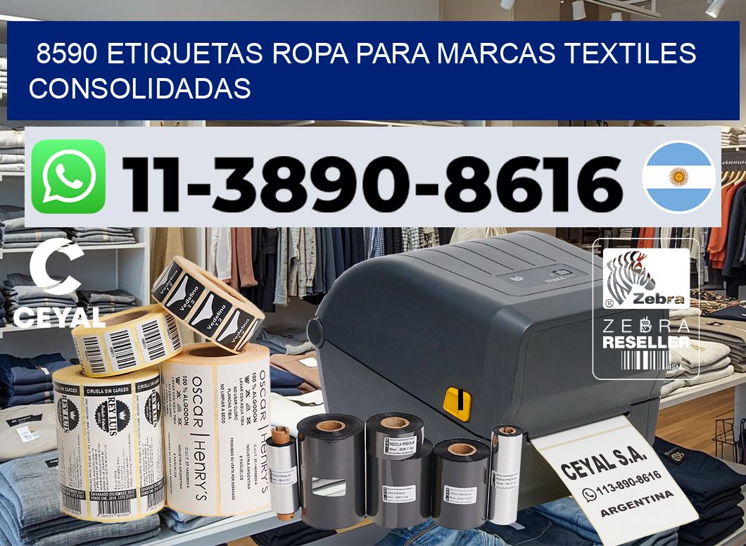 8590 Etiquetas ropa para marcas textiles consolidadas
