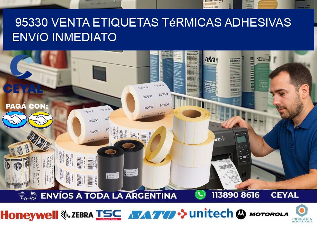 95330 venta etiquetas térmicas adhesivas envío inmediato