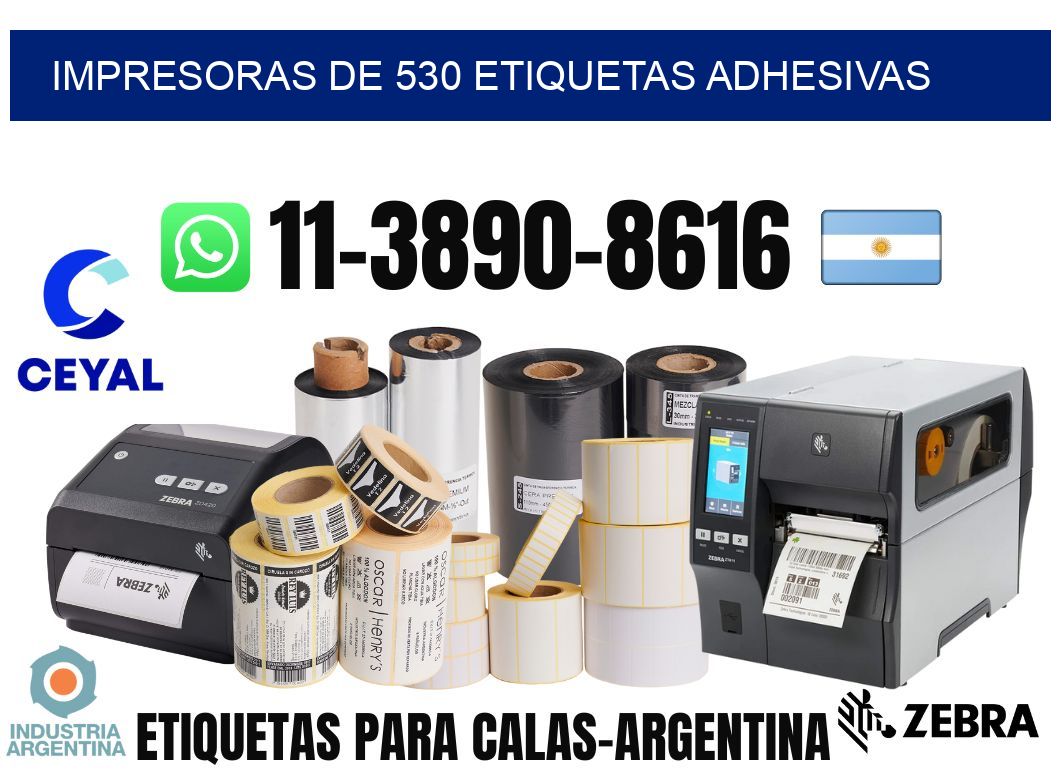 impresoras de 530 etiquetas adhesivas