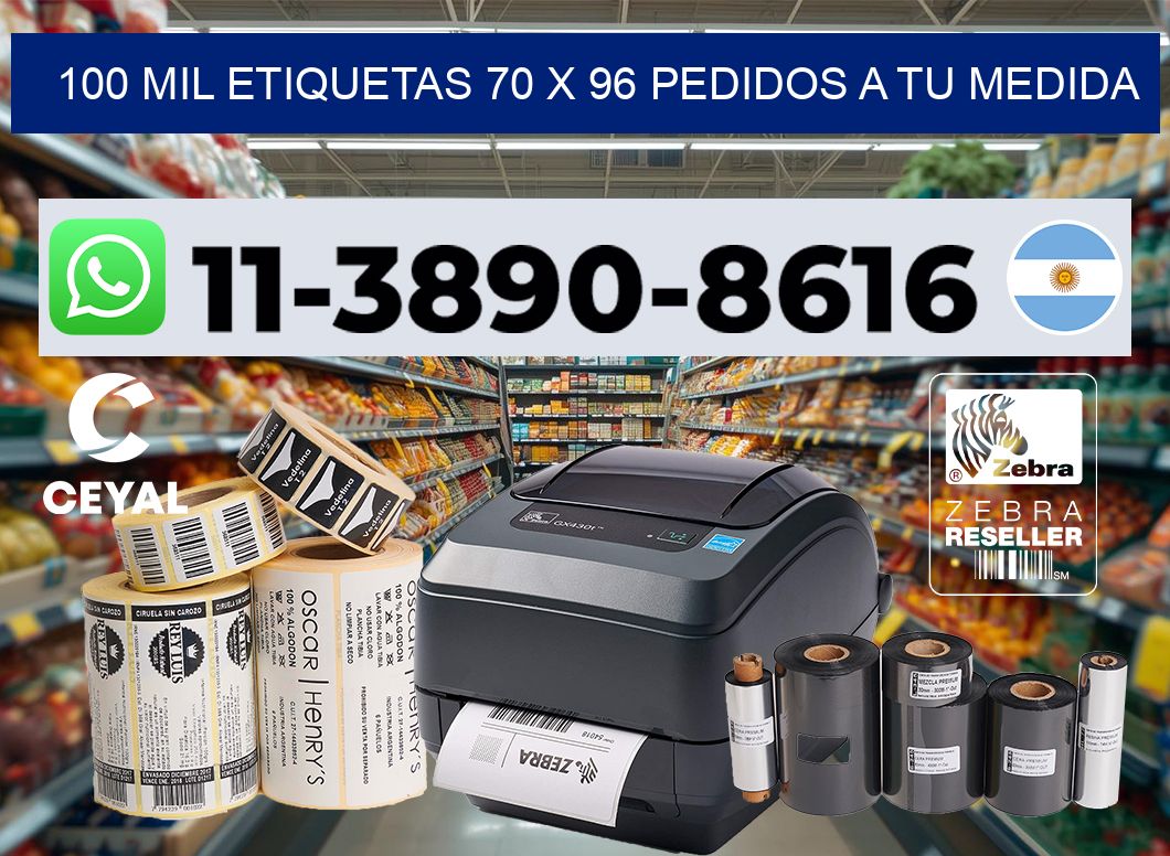 100 mil etiquetas 70 x 96 Pedidos a tu medida