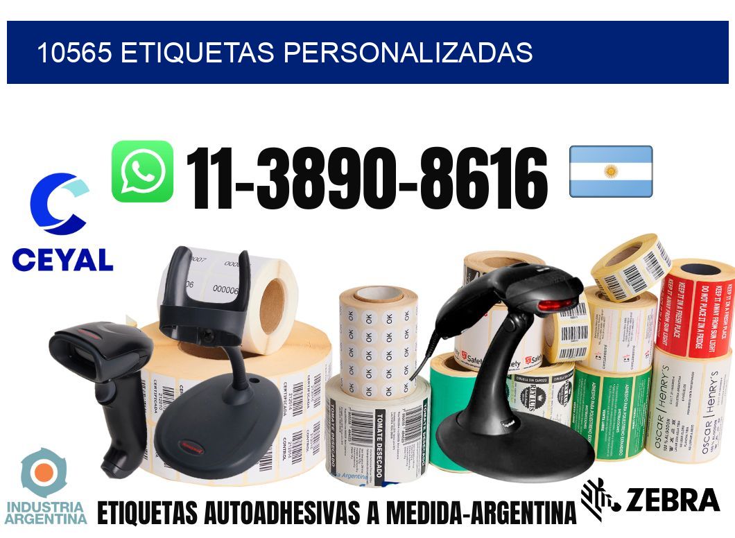 10565 etiquetas personalizadas