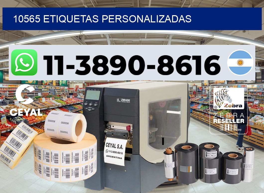 10565 etiquetas personalizadas