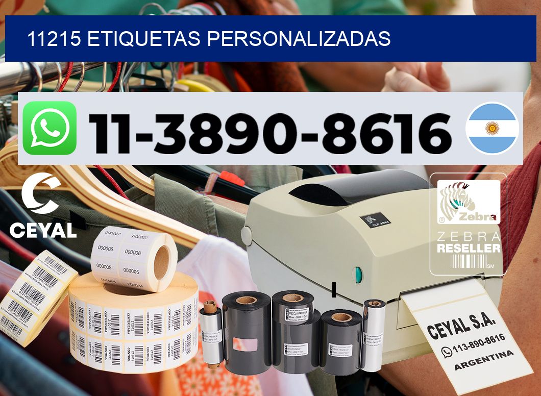11215 etiquetas personalizadas