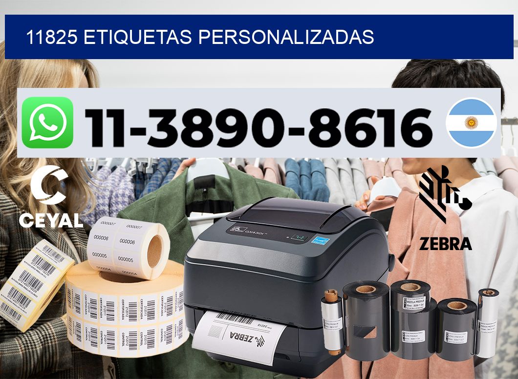 11825 etiquetas personalizadas