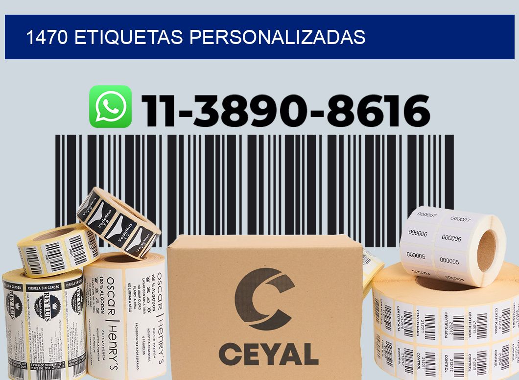 1470 etiquetas personalizadas