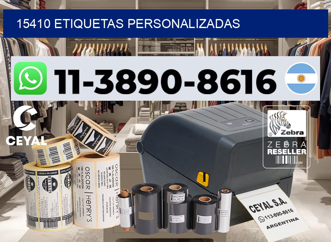 15410 etiquetas personalizadas
