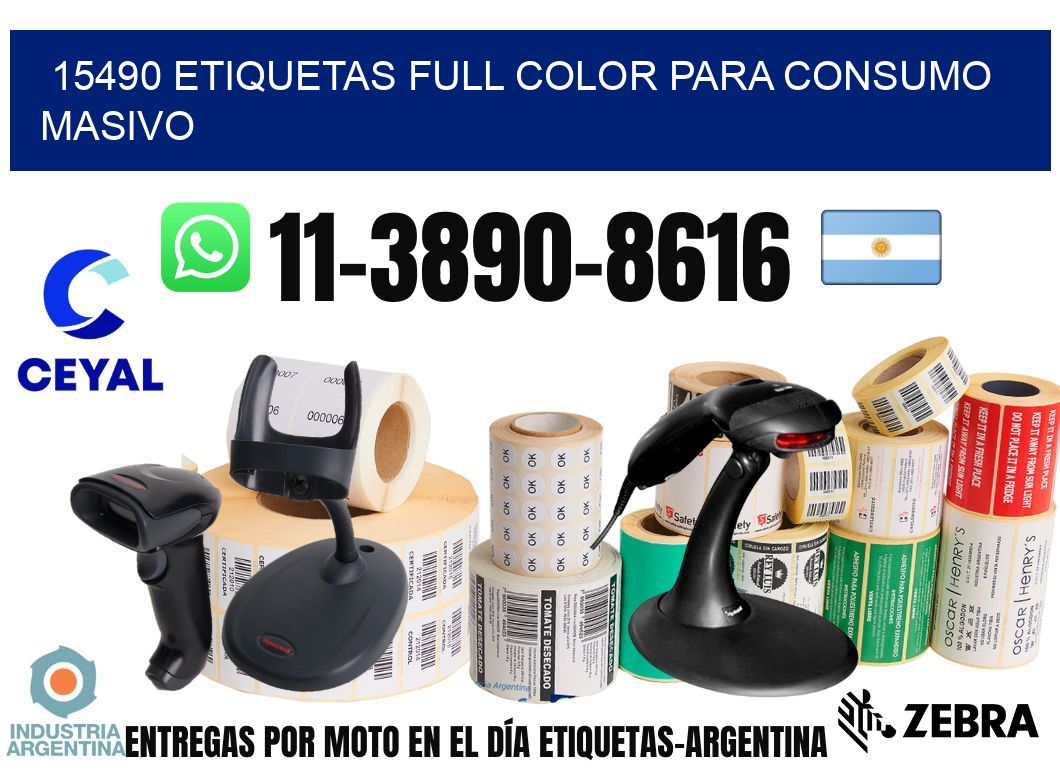 15490 Etiquetas full color para consumo masivo