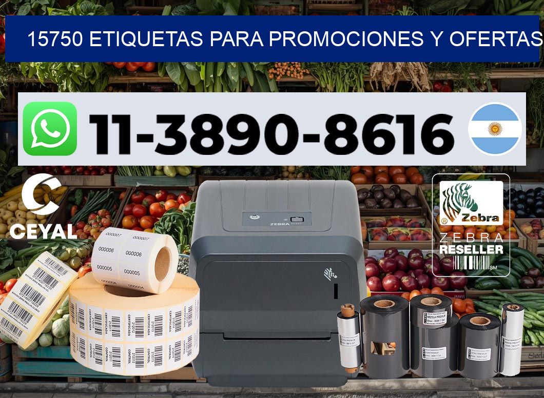 15750 Etiquetas para promociones y ofertas