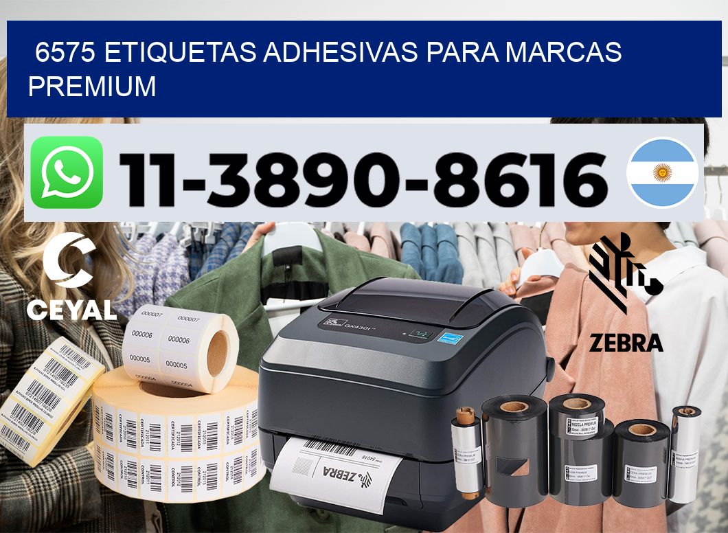 6575 Etiquetas adhesivas para marcas premium