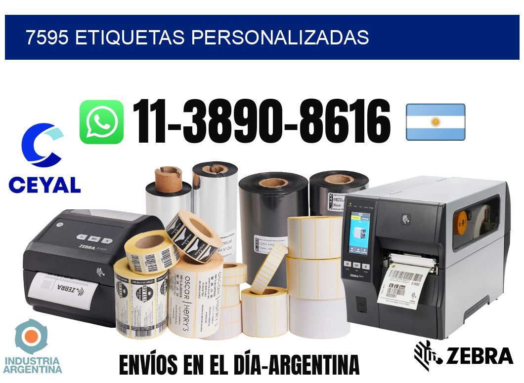 7595 etiquetas personalizadas