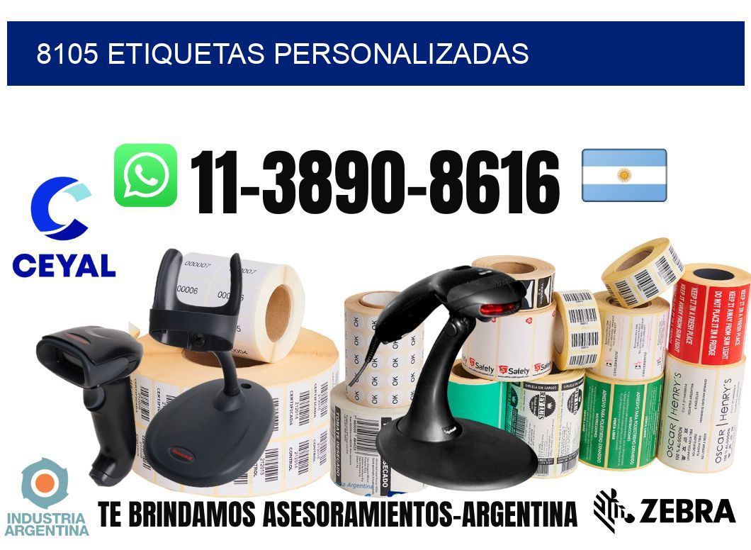 8105 etiquetas personalizadas