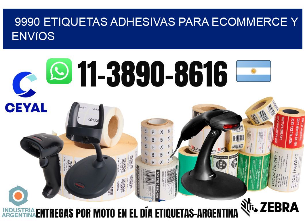 9990 Etiquetas adhesivas para ecommerce y envíos