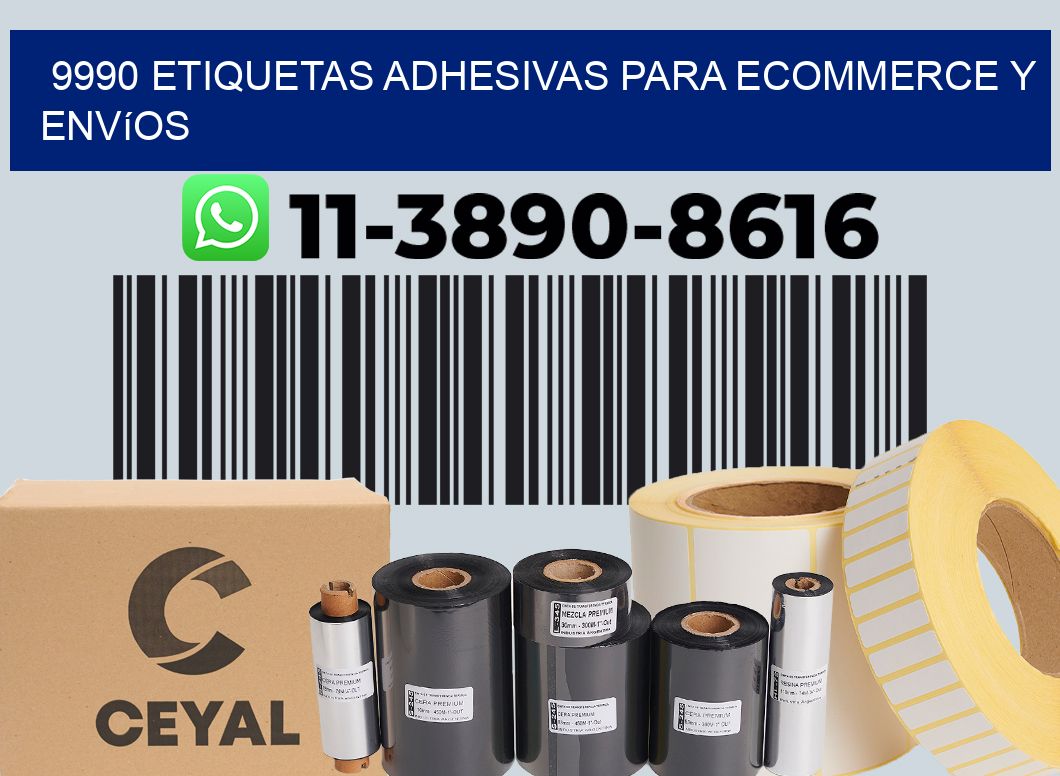 9990 Etiquetas adhesivas para ecommerce y envíos