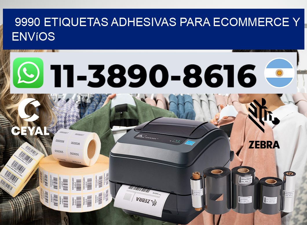 9990 Etiquetas adhesivas para ecommerce y envíos