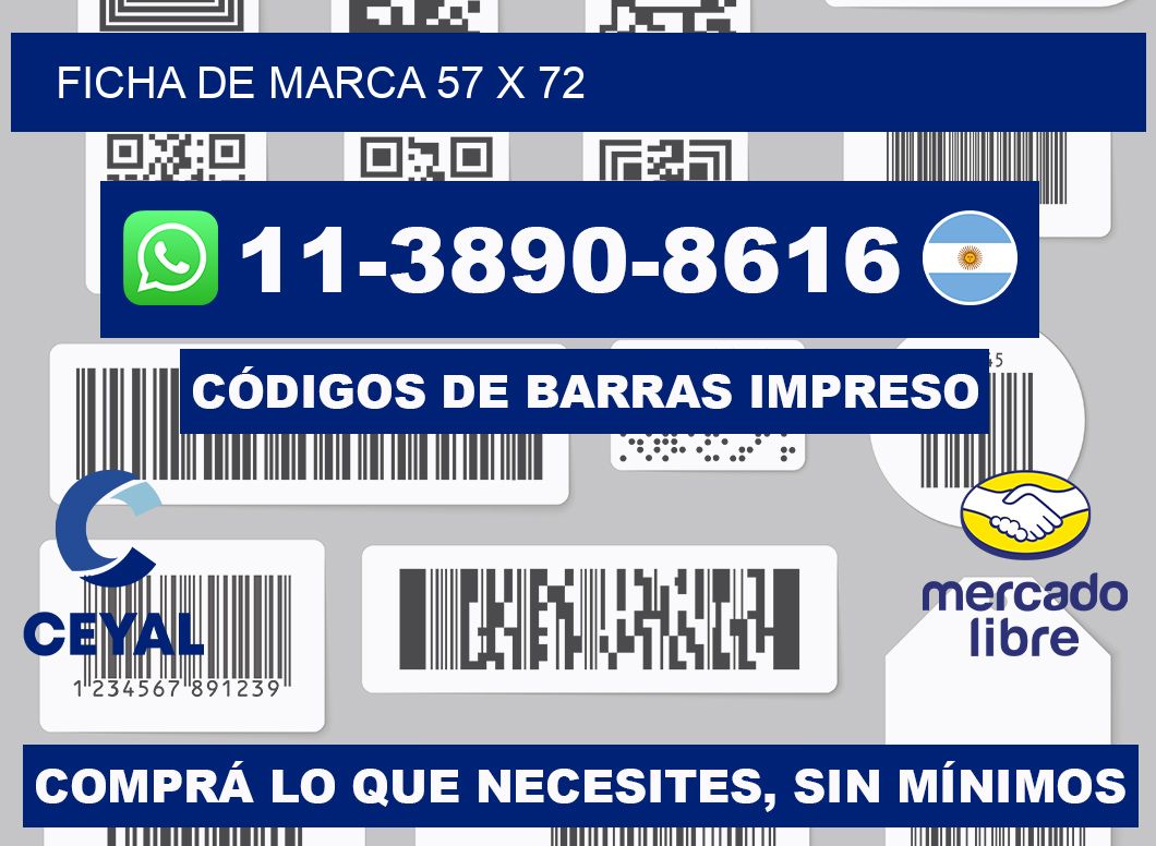 Ficha de marca 57 x 72