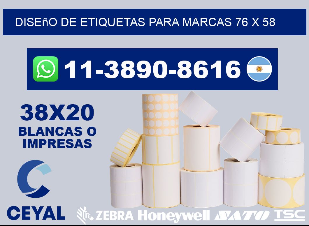 diseño de etiquetas para marcas 76 x 58