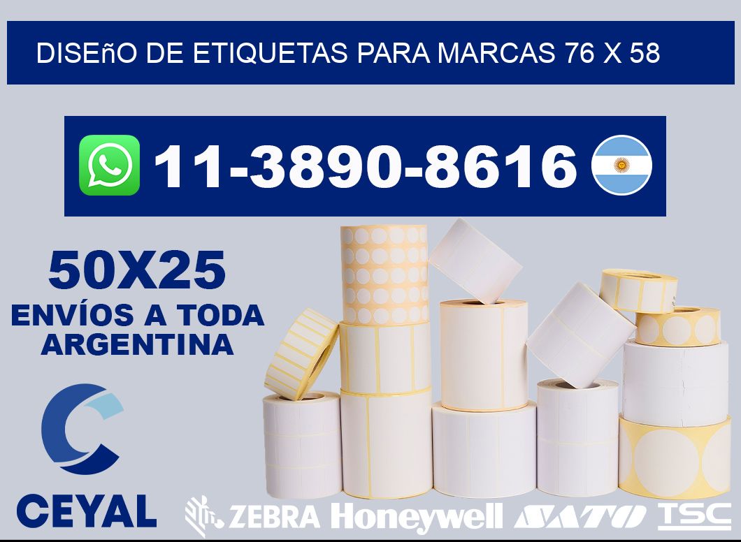diseño de etiquetas para marcas 76 x 58