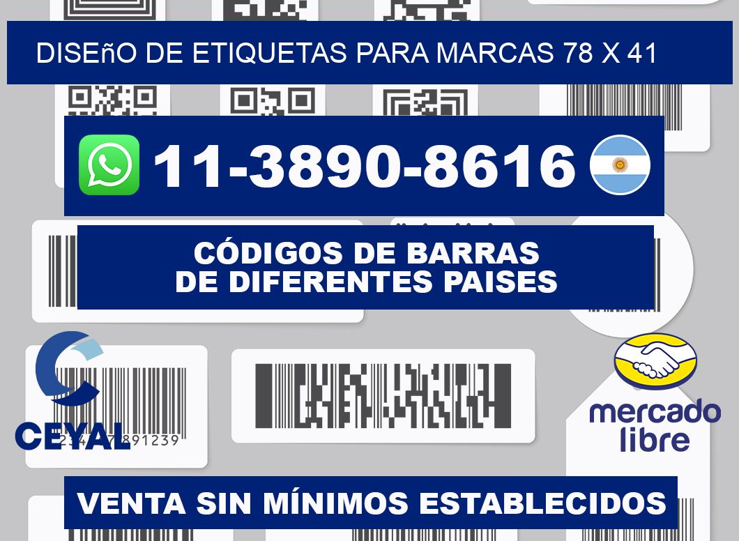 diseño de etiquetas para marcas 78 x 41