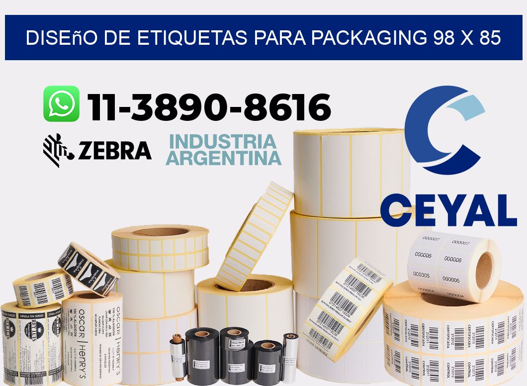 diseño de etiquetas para packaging 98 x 85