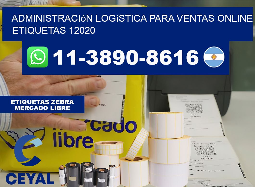 Administración logística para ventas online  etiquetas 12020