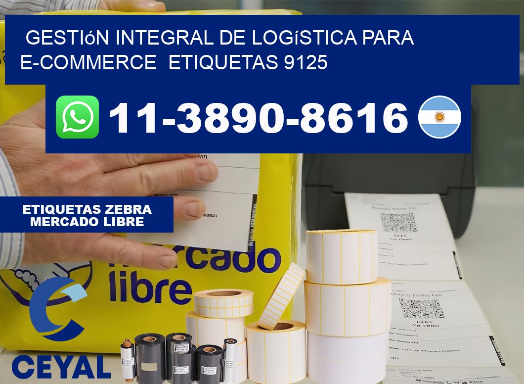 Gestión integral de logística para e-commerce  etiquetas 9125