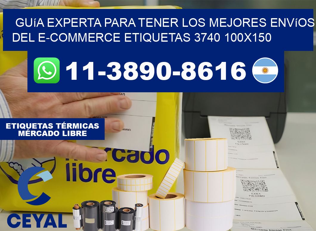 Guía experta para tener los mejores envíos del e-commerce etiquetas 3740 100×150
