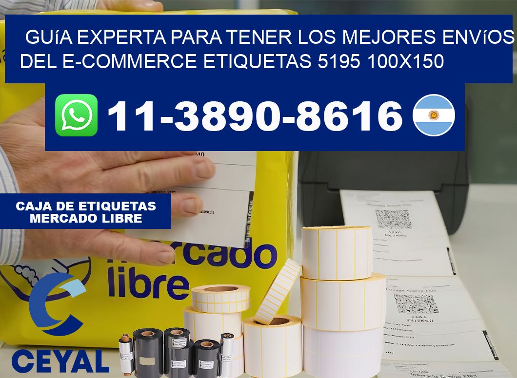 Guía experta para tener los mejores envíos del e-commerce etiquetas 5195 100×150