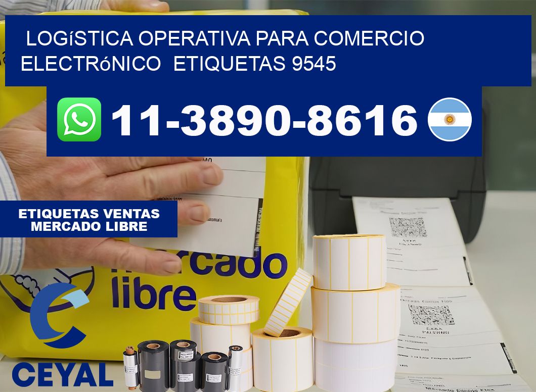 Logística operativa para comercio electrónico  etiquetas 9545