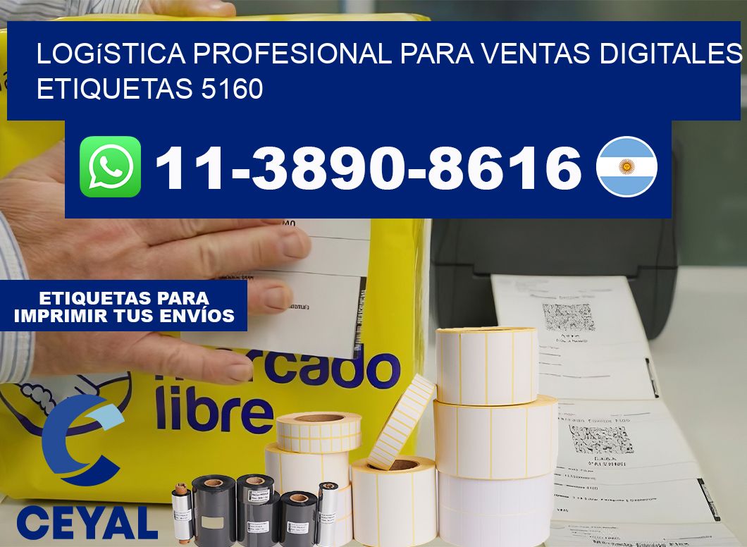 Logística profesional para ventas digitales  etiquetas 5160