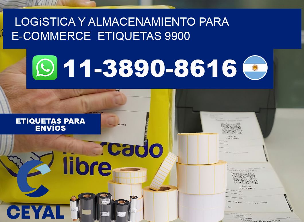 Logística y almacenamiento para e-commerce  etiquetas 9900