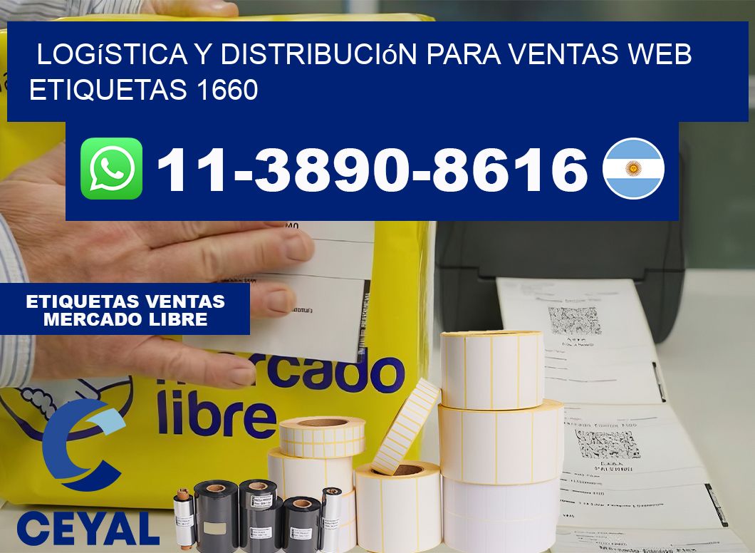 Logística y distribución para ventas web  etiquetas 1660