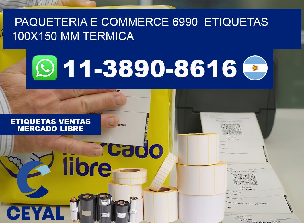 Paqueteria e commerce 6990  etiquetas 100×150 mm termica