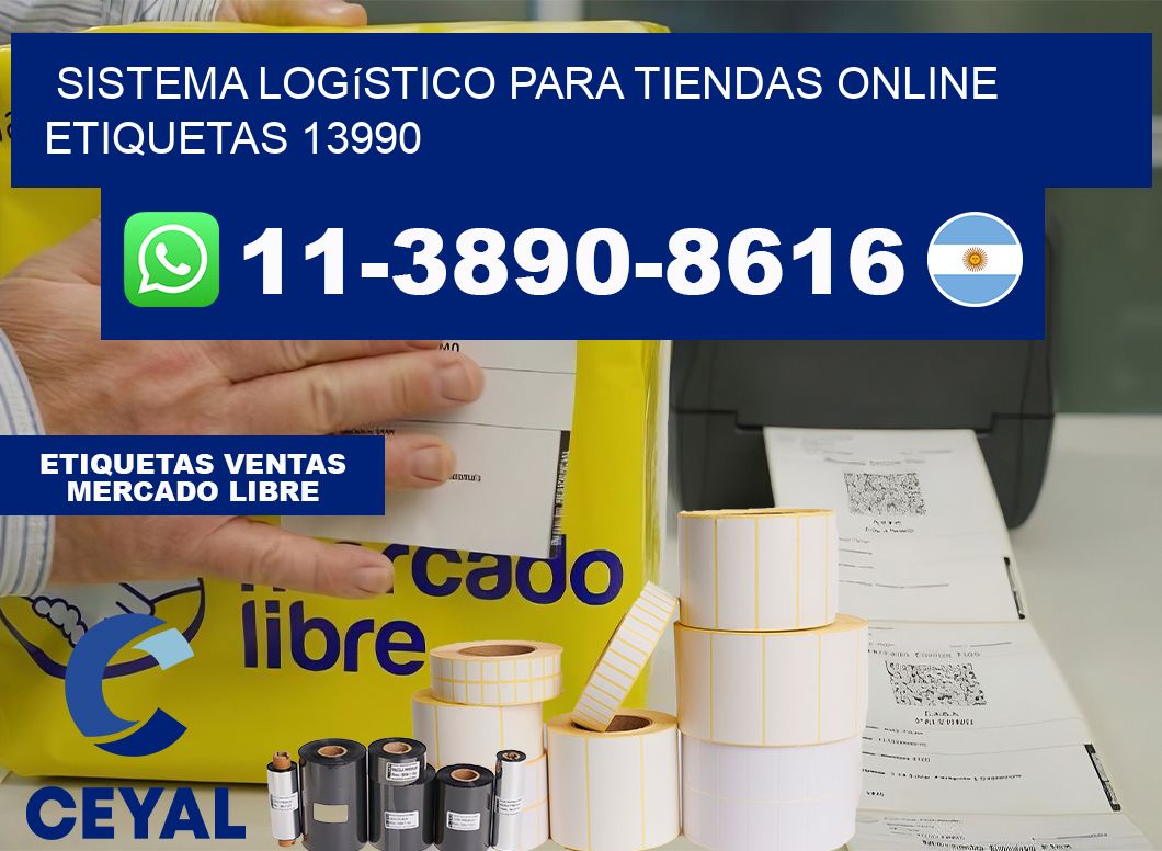 Sistema logístico para tiendas online  etiquetas 13990